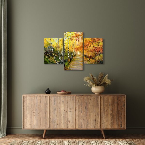Kép - Egy romantikus sugárút a víz mentén. (90x60 cm)