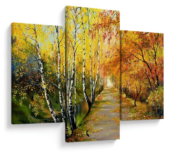 Kép - Egy romantikus sugárút a víz mentén. (90x60 cm)