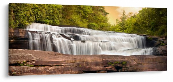 Egy vízesés képe (120x50 cm)