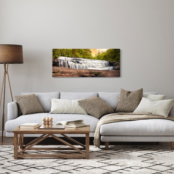 Egy vízesés képe (120x50 cm)