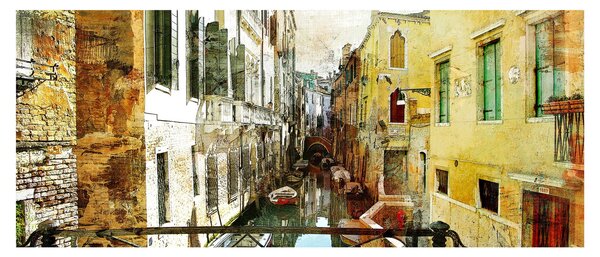 Kép - Utca Velencében (120x50 cm)