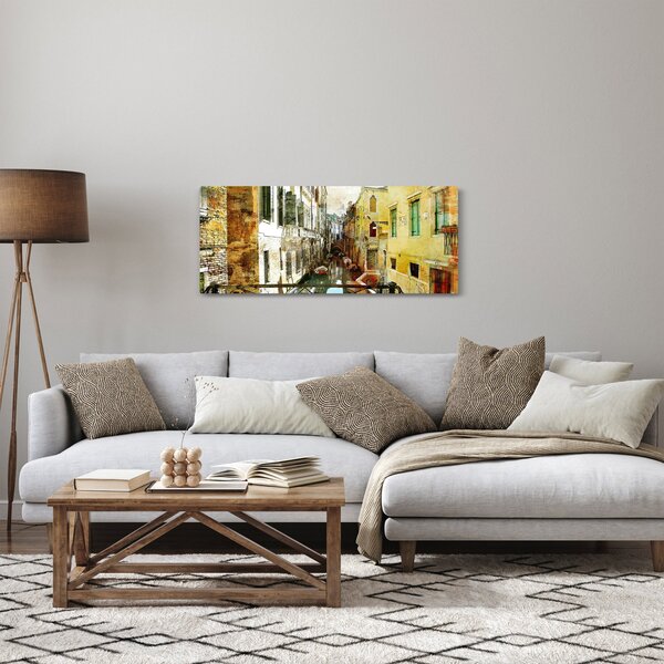 Kép - Utca Velencében (120x50 cm)