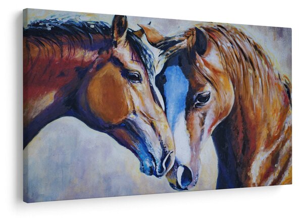 Kép - szerelmes lovak (90x60 cm)