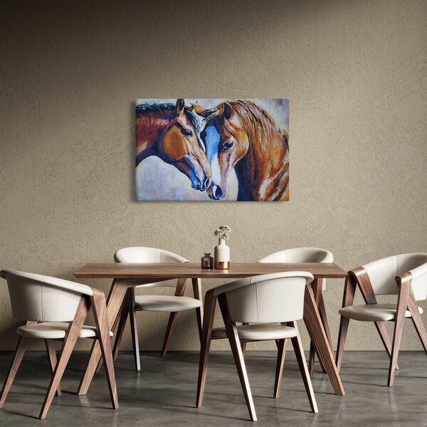 Kép - szerelmes lovak (90x60 cm)