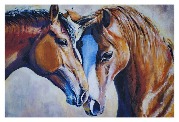 Kép - szerelmes lovak (90x60 cm)
