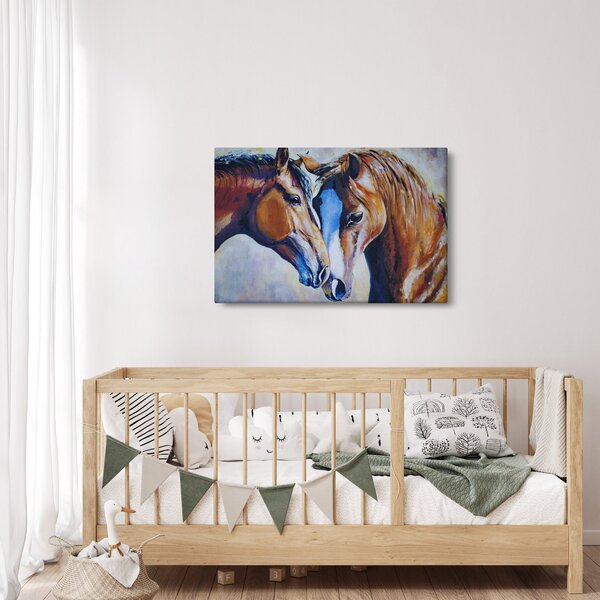 Kép - szerelmes lovak (90x60 cm)