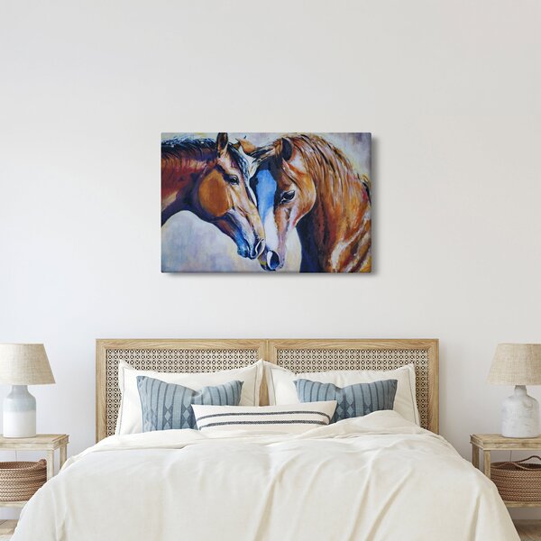 Kép - szerelmes lovak (90x60 cm)