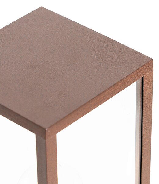Ipari kültéri állólámpa rozsdabarna 80 cm IP44 - Charlois