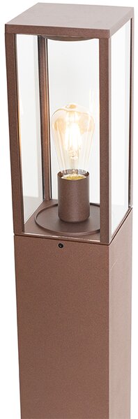 Ipari kültéri állólámpa rozsdabarna 80 cm IP44 - Charlois