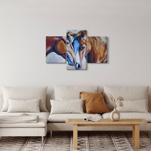 Kép - szerelmes lovak (90x60 cm)