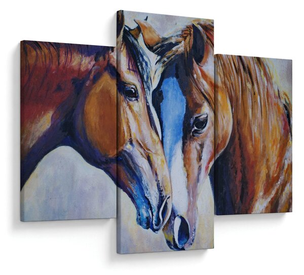 Kép - szerelmes lovak (90x60 cm)