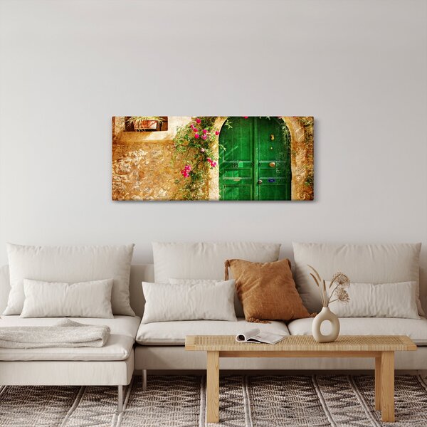 Egy régi ajtó képe (120x50 cm)
