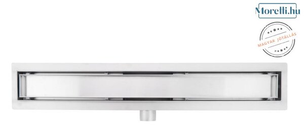 AREZZO design 2in1 800 mm-es rozsdamentes acél folyóka