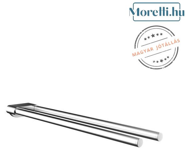 AREZZO design NORO 2 ágú törölközőtartó, króm