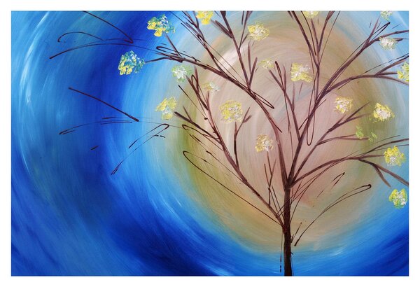 Kép - Napot eltakaró fa (90x60 cm)