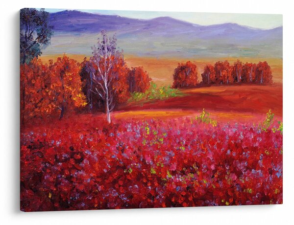 Egy vörös táj képe (70x50 cm)