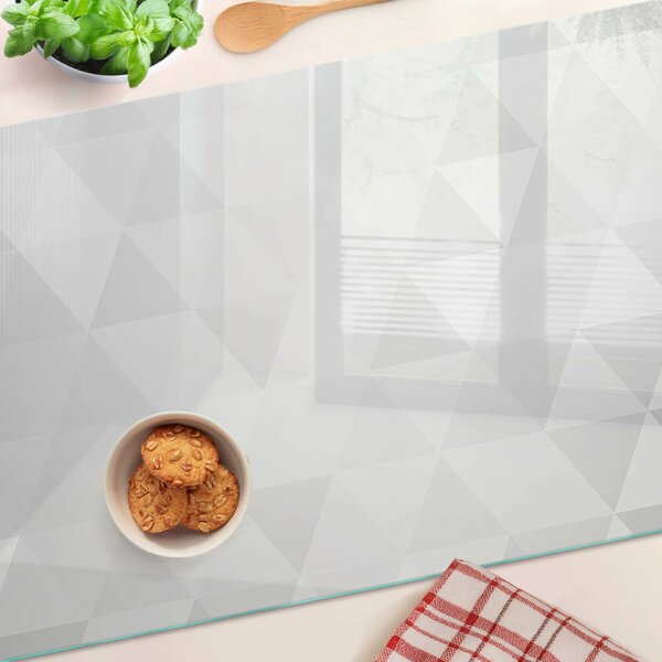 Üveg vágódeszka Geometriai minták szürke árnyalatokban