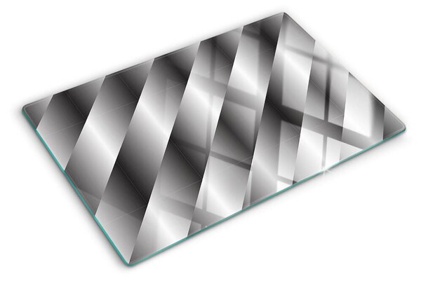 Üveg vágódeszka Geometriai minták szürke árnyalatokban