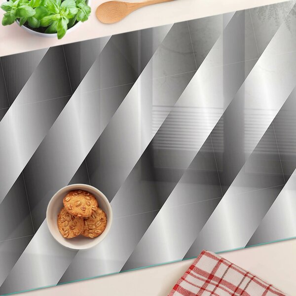 Üveg vágódeszka Geometriai minták szürke árnyalatokban