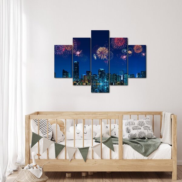 Kép - tűzijáték Miamiban (150x105 cm)