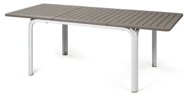 Nardi Alloro 140-210cm bővíthető kerti asztal galambszürke - fehér