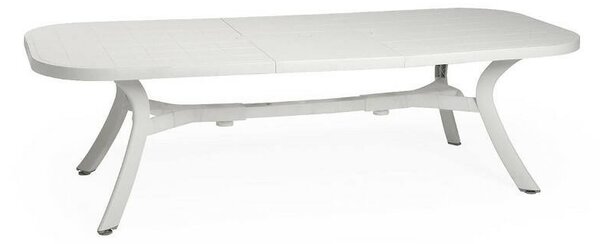 Nardi Toscana 192-250x105 cm bővíthető kerti asztal fehér