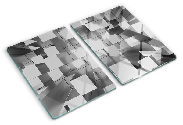 Edzett üveg vágódeszka Absztrakt geometriai alakzatok