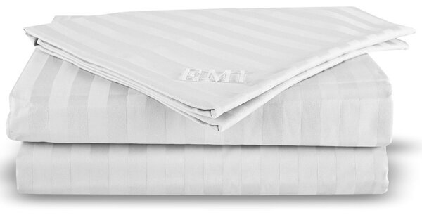 EMI damaszt lepedő fehér színű: Dupla ágyas 200 x 220 cm