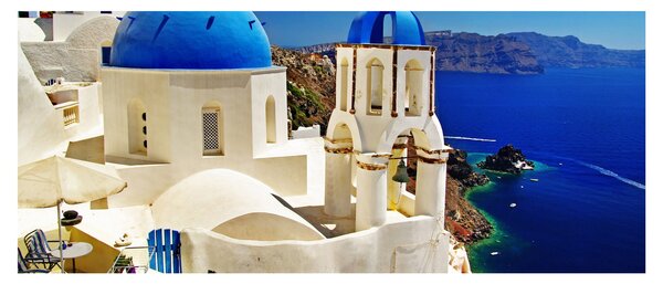 Kép - Santorini, Görögország (120x50 cm)