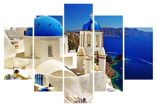 Kép - Santorini, Görögország (150x105 cm)