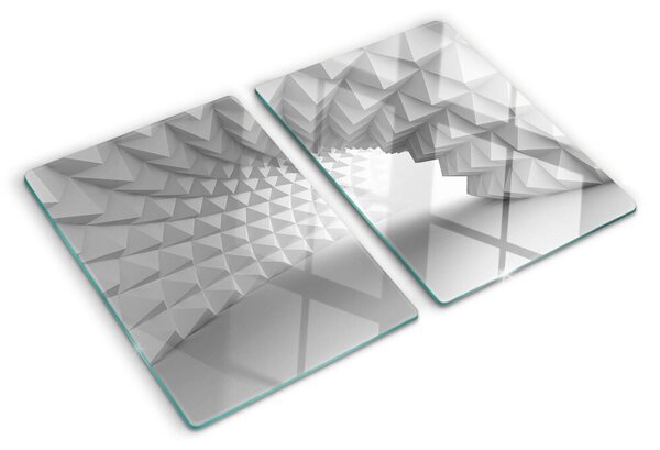 Üveg vágódeszka 3D geometrikus minta