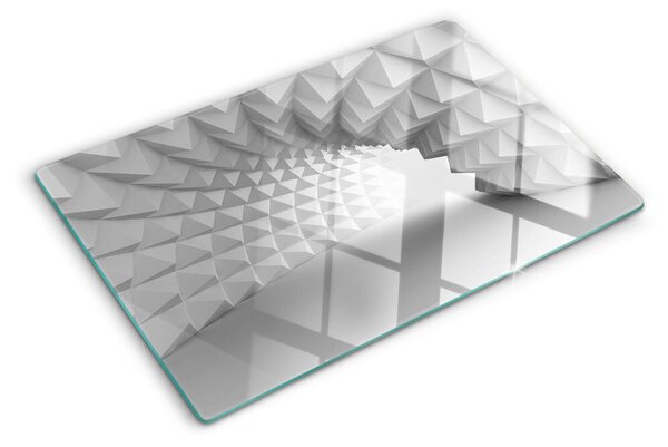 Üveg vágódeszka 3D geometrikus minta