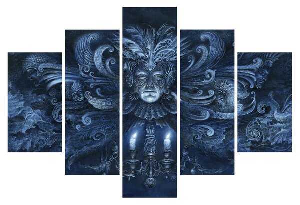 Kép - sötét barokk (150x105 cm)