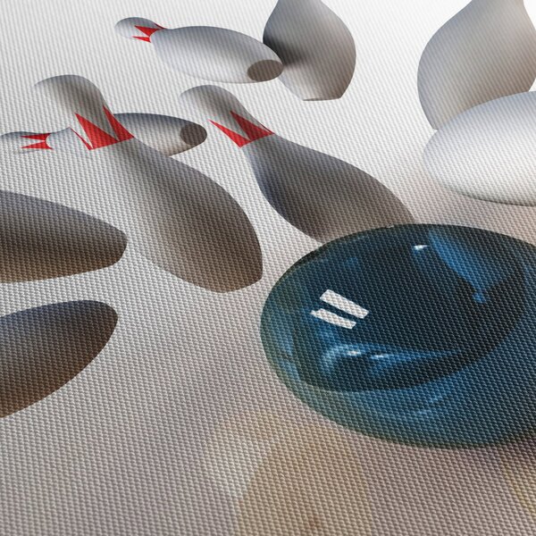 Kép - bowling (90x60 cm)