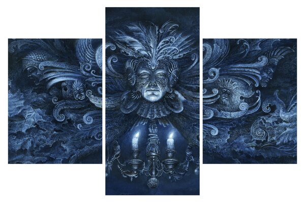 Kép - sötét barokk (90x60 cm)