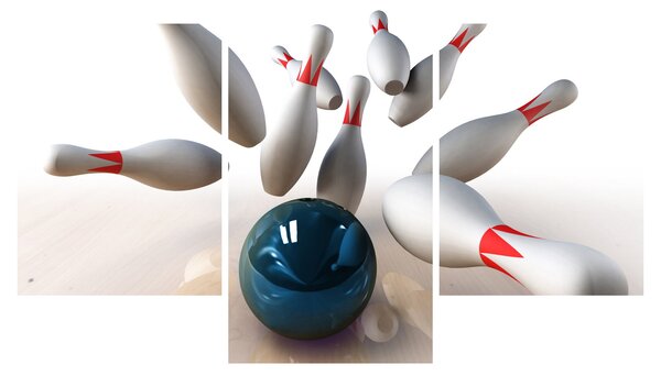 Kép - bowling (90x60 cm)