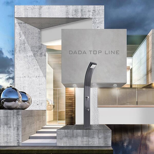 Dada D350 Topline íves szolár kerti zuhany lábmosóval