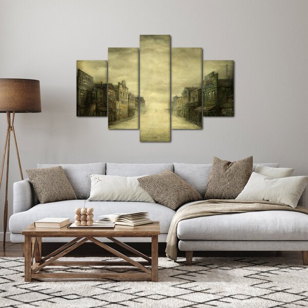 Egy nyugati város képe (150x105 cm)