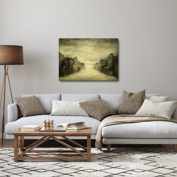 Egy nyugati város képe (70x50 cm)