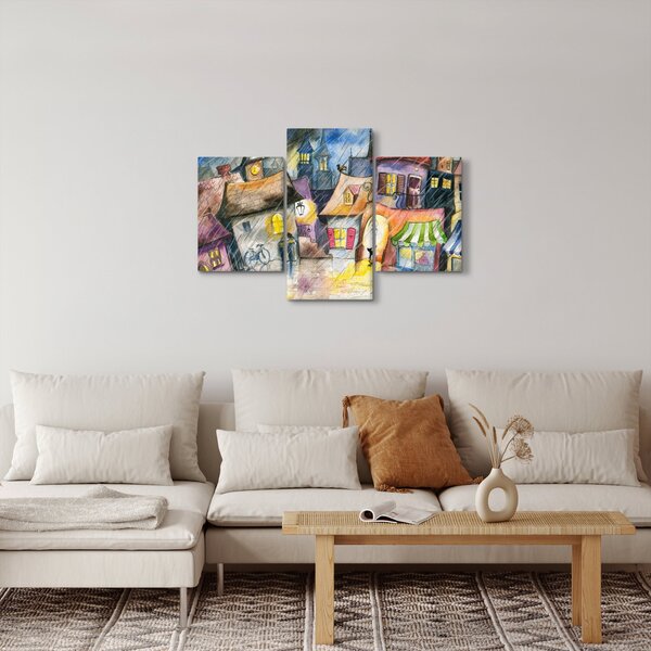 Kép - esős este (90x60 cm)