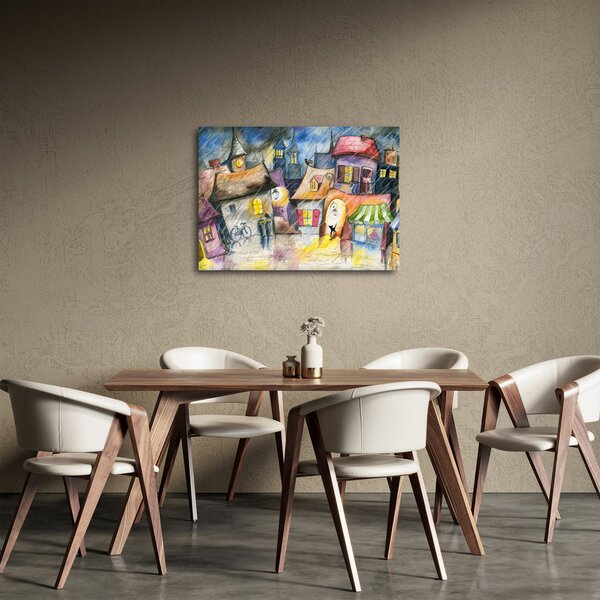 Kép - esős este (70x50 cm)