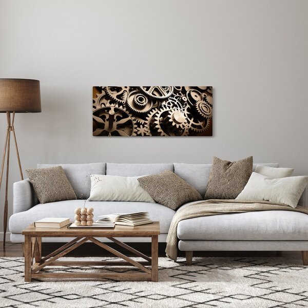 Kép - Óra alkatrészek (120x50 cm)