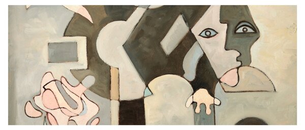Kép - kubizmus (120x50 cm)