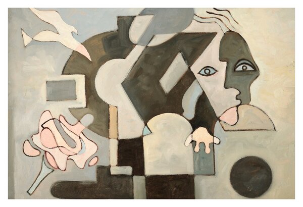 Kép - kubizmus (90x60 cm)