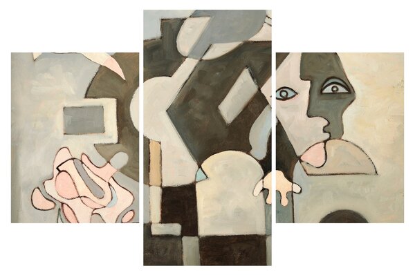 Kép - kubizmus (90x60 cm)