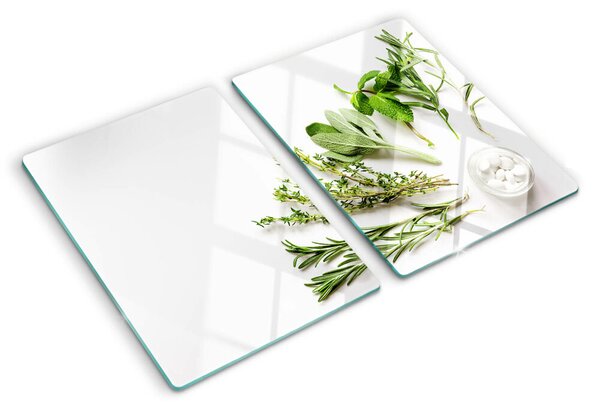 Üveg vágódeszka fényképpel Konyhai műszerek