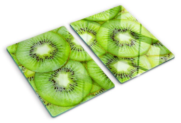 Üveg vágódeszka Kiwi szeletek