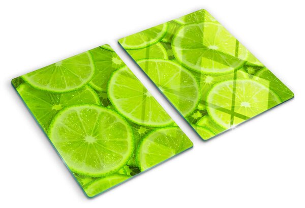 Üveg vágódeszka Lime szeletek