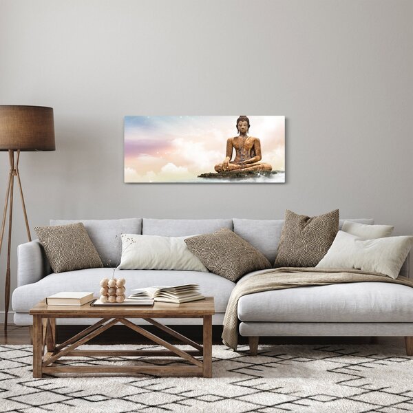 Kép - Buddha vigyáz a földre (120x50 cm)