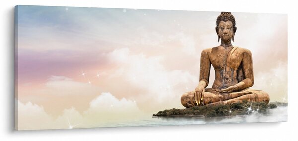 Kép - Buddha vigyáz a földre (120x50 cm)